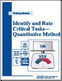 Identify and Rate Critical TasksQuantitative Method - task analysis instructions